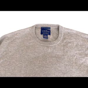 Mens XXL Club Room grey cashmere crew neck